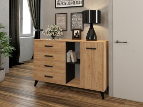 СВЕТЛАНА Комод-тумба  (дуб золотой/венге) в Кудымкаре - kudymkar.mebel24.online | фото