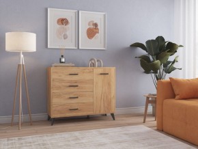 СВЕТЛАНА LOFT Комод-тумба  (дуб золотой) в Кудымкаре - kudymkar.mebel24.online | фото 3