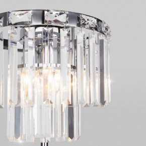 Торшер Eurosvet Elegante 01137/3 хром/прозрачный хрусталь Strotskis в Кудымкаре - kudymkar.mebel24.online | фото 4