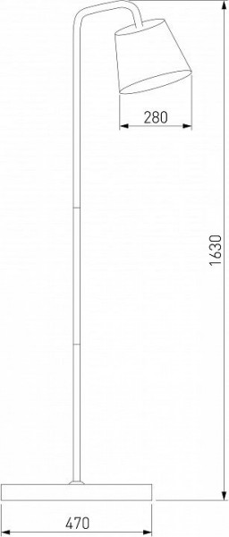Торшер Eurosvet Montero 01135/1 белый в Кудымкаре - kudymkar.mebel24.online | фото 2