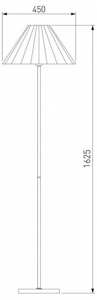 Торшер Eurosvet Peony 01133/1 хром/графит в Кудымкаре - kudymkar.mebel24.online | фото 3