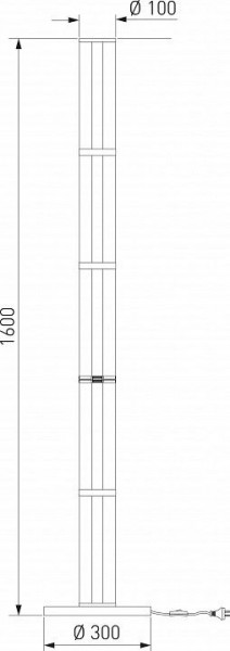 Торшер Eurosvet Stark 80537/1 латунь в Кудымкаре - kudymkar.mebel24.online | фото 5