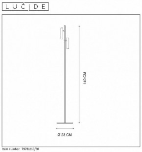 Торшер Lucide Philon 79781/10/30 в Кудымкаре - kudymkar.mebel24.online | фото 4