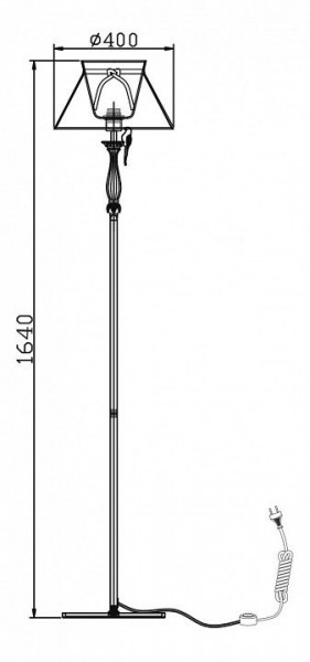 Торшер Maytoni Bird ARM013-22-W в Кудымкаре - kudymkar.mebel24.online | фото 8