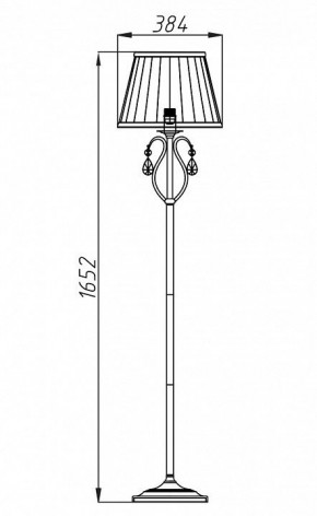 Торшер Maytoni Brionia ARM172-11-G в Кудымкаре - kudymkar.mebel24.online | фото 2