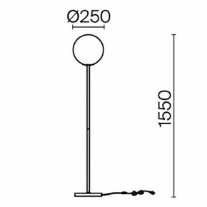 Торшер Maytoni Ring MOD013FL-01B в Кудымкаре - kudymkar.mebel24.online | фото 4