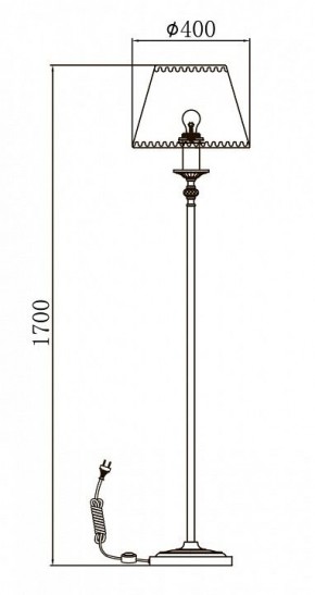 Торшер Maytoni Soffia RC093-FL-01-R в Кудымкаре - kudymkar.mebel24.online | фото 3