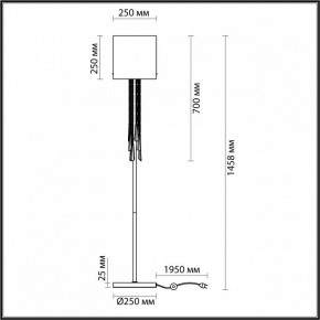 Торшер Odeon Light Nicole 4886/1F в Кудымкаре - kudymkar.mebel24.online | фото 4