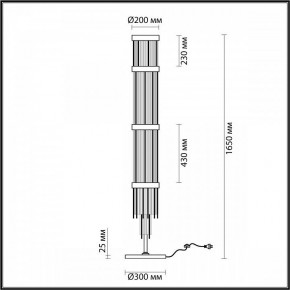 Торшер Odeon Light York 4788/12F в Кудымкаре - kudymkar.mebel24.online | фото 3