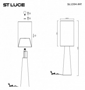 Торшер ST-Luce Jackie SL1354.605.01 в Кудымкаре - kudymkar.mebel24.online | фото 5