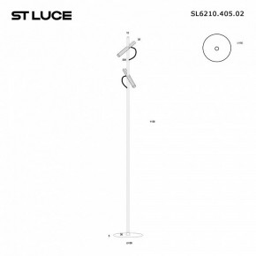 Торшер ST-Luce LILT SL6210.405.02 в Кудымкаре - kudymkar.mebel24.online | фото 2