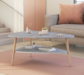 ТРИО Стол журнальный (бетон) в Кудымкаре - kudymkar.mebel24.online | фото