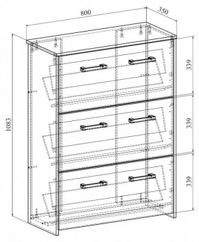 Тумба для обуви Агата АТ-1 в Кудымкаре - kudymkar.mebel24.online | фото 4