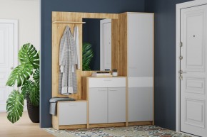 Тумба для обуви НМ 013.23 "Нортон" (Крафт Золотой) в Кудымкаре - kudymkar.mebel24.online | фото 3