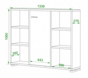 Тумба комбинированная Домино ПУ-60-2 в Кудымкаре - kudymkar.mebel24.online | фото 2