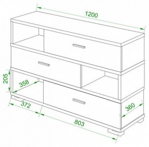 Тумба комбинированная Домино СБ-40/3-ПВК в Кудымкаре - kudymkar.mebel24.online | фото 2