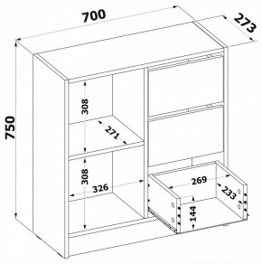 Тумба комбинированная Т-1 в Кудымкаре - kudymkar.mebel24.online | фото 4