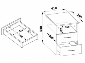Тумба КТ-09.1 в Кудымкаре - kudymkar.mebel24.online | фото 2