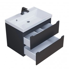 Тумба под раковину Uperwood Tanos 70 см, подвесная, черная матовая в Кудымкаре - kudymkar.mebel24.online | фото 10