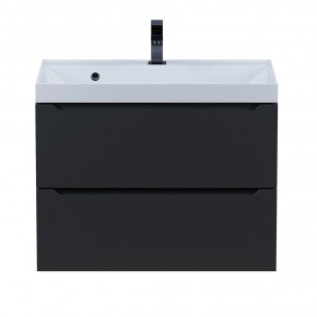 Тумба под раковину Uperwood Tanos 70 см, подвесная, черная матовая в Кудымкаре - kudymkar.mebel24.online | фото 9