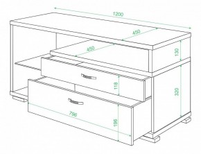 Тумба под ТВ Домино ТК-10 в Кудымкаре - kudymkar.mebel24.online | фото 2
