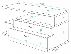 Тумба под ТВ Домино ТК-10М в Кудымкаре - kudymkar.mebel24.online | фото 2