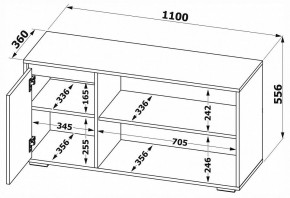 Тумба под ТВ Т-2 в Кудымкаре - kudymkar.mebel24.online | фото 7