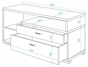 Тумба под ТВ ТК-10 М в Кудымкаре - kudymkar.mebel24.online | фото 2