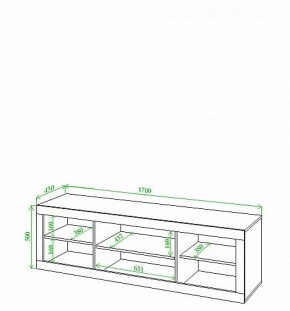 Тумба под ТВ Toivo Кон170 в Кудымкаре - kudymkar.mebel24.online | фото 2