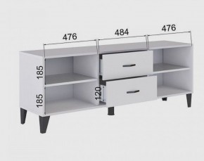 Тумба под ТВ ТВМ-6 (белый) в Кудымкаре - kudymkar.mebel24.online | фото 2