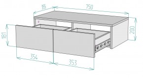Тумба подвесная K212 в Кудымкаре - kudymkar.mebel24.online | фото 2