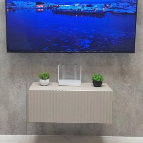 Тумба подвесная под ТВ LINES MTV1-MA 750 Бежевый (Леда-М 10.1.5) в Кудымкаре - kudymkar.mebel24.online | фото 5