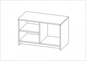 Тумба СИРИУС двухдверная низкая, цвет Дуб Венге в Кудымкаре - kudymkar.mebel24.online | фото 2