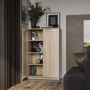 Тумба СИРИУС двухдверная высокая, цвет Дуб Сонома в Кудымкаре - kudymkar.mebel24.online | фото 4