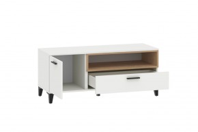 Тумба ТВА НМ 013.42 "Bergen" (Белый/Дуб бунратти) в Кудымкаре - kudymkar.mebel24.online | фото