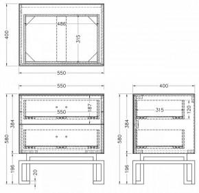 Тумбочка KFG085-NI в Кудымкаре - kudymkar.mebel24.online | фото 5