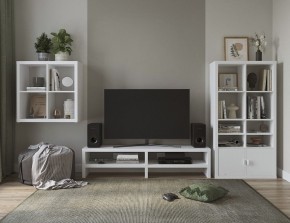 ТВ-тумба Энкель ТВ16, тамбурат, цвет белый в Кудымкаре - kudymkar.mebel24.online | фото 4