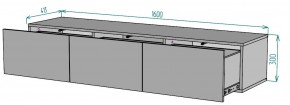 ТВ тумба подвесная TV80 (3 ящика) в Кудымкаре - kudymkar.mebel24.online | фото 2