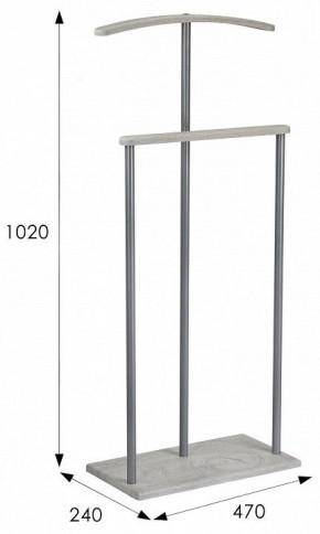Вешалка для костюма Дэви 1 в Кудымкаре - kudymkar.mebel24.online | фото 13