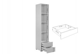 ЗЕФИР Гостиная К1 (белое дерево/белый муар) в Кудымкаре - kudymkar.mebel24.online | фото 6