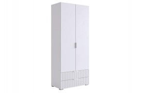 ЗЕФИР Шкаф двухдверный 108.01 (белый муар) в Кудымкаре - kudymkar.mebel24.online | фото