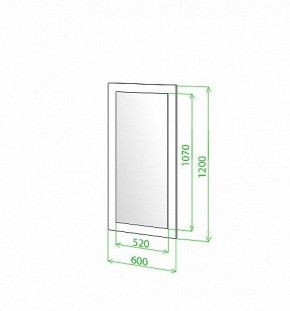 Зеркало настенное Toivo ЗР 120 в Кудымкаре - kudymkar.mebel24.online | фото 2